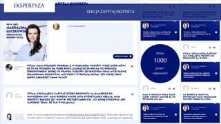 SEKCJA ZAPYTAJ EKSPERTA
EKSPERTYZA
Blisko
1000
pytań i
odpowiedzi
 