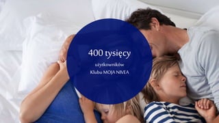 400 tysięcy
użytkowników
Klubu MOJA NIVEA
 