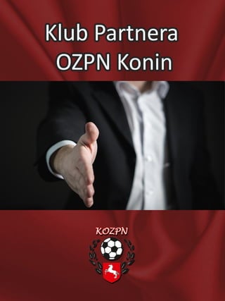 Klub partnera OZPN Konin - folder