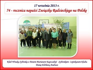 Klub Wnika Sybiraka III LO 2012-2014.ppt
