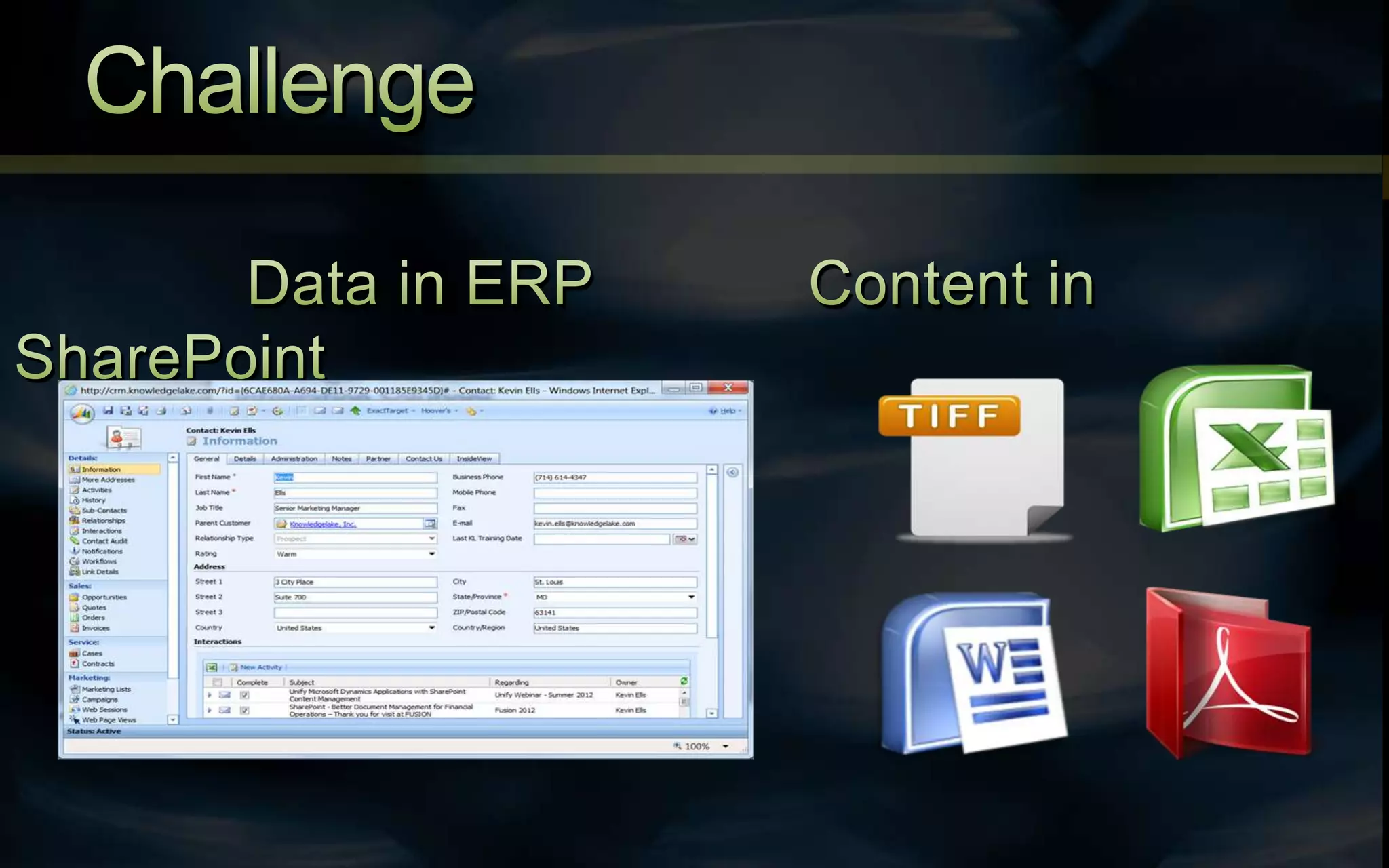 Integrate SharePoint Throughout Your Business with Derek Watson