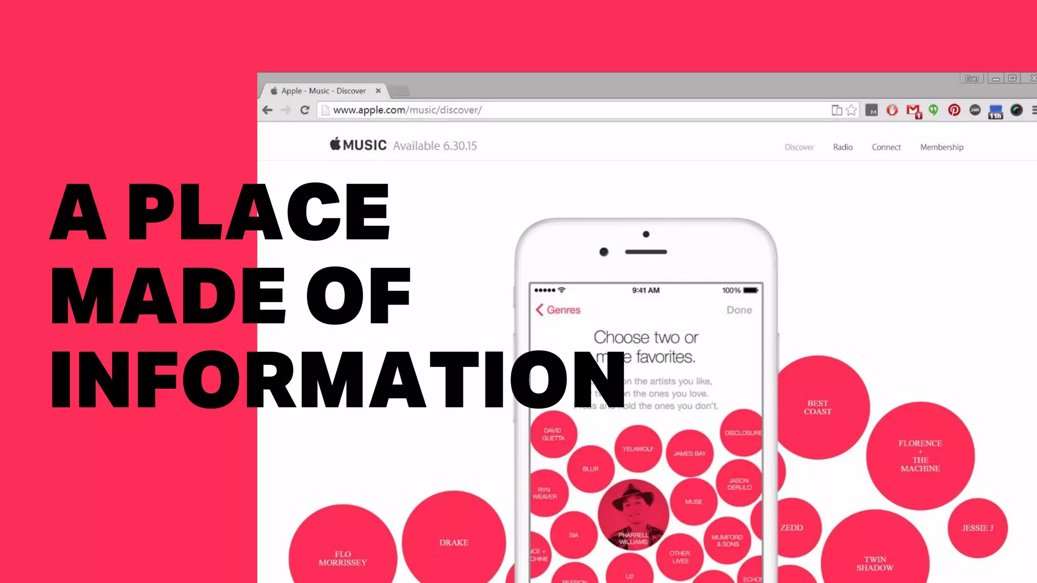 A PLACE
MADE OF
INFORMATION
 