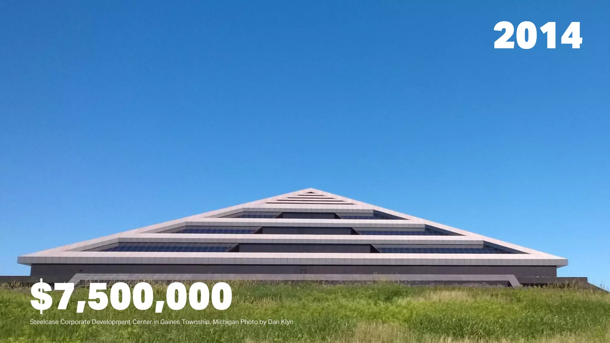 Steelcase Corporate Development Center in Gaines Township, Michigan Photo by Dan Klyn
2014
$7,500,000
 