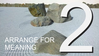 Photo of Zen Garden at the Richard and Hellen DeVos Japanese Garden by Dan Klyn
ARRANGE FOR
MEANING
 