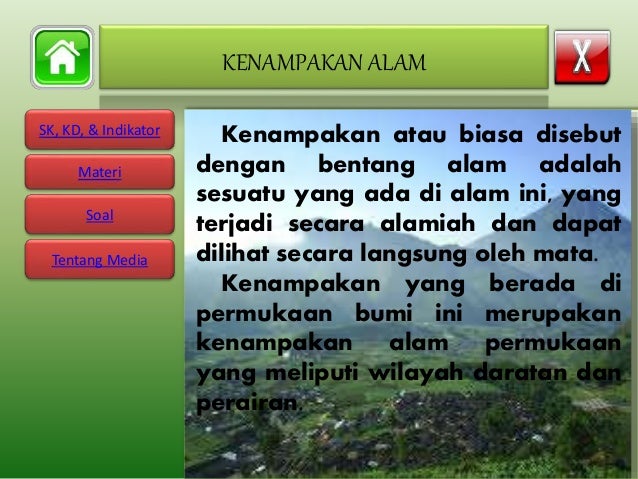 Gambar Lelydianalubis Kenampakan Lingkungan Alam Buatan Salah Satu