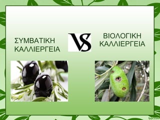 ΒΙΟΛΟΓΙΚΗ
ΚΑΛΛΙΕΡΓΕΙΑΣΥΜΒΑΤΙΚΗ
ΚΑΛΛΙΕΡΓΕΙΑ
 