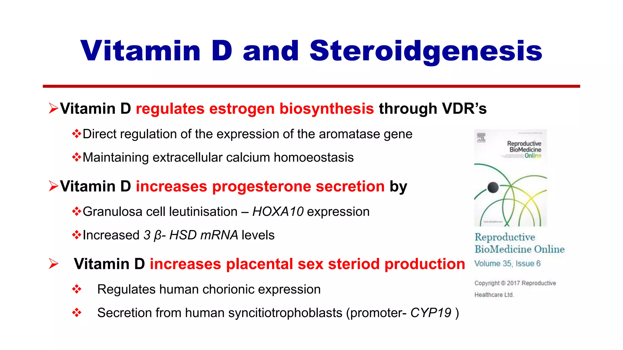 Visual metaphor linking vitamin D status with fertility-related endocrine processes