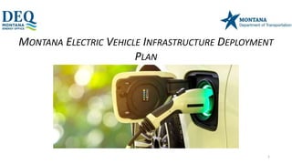 MONTANA ELECTRIC VEHICLE INFRASTRUCTURE DEPLOYMENT
PLAN
1
 