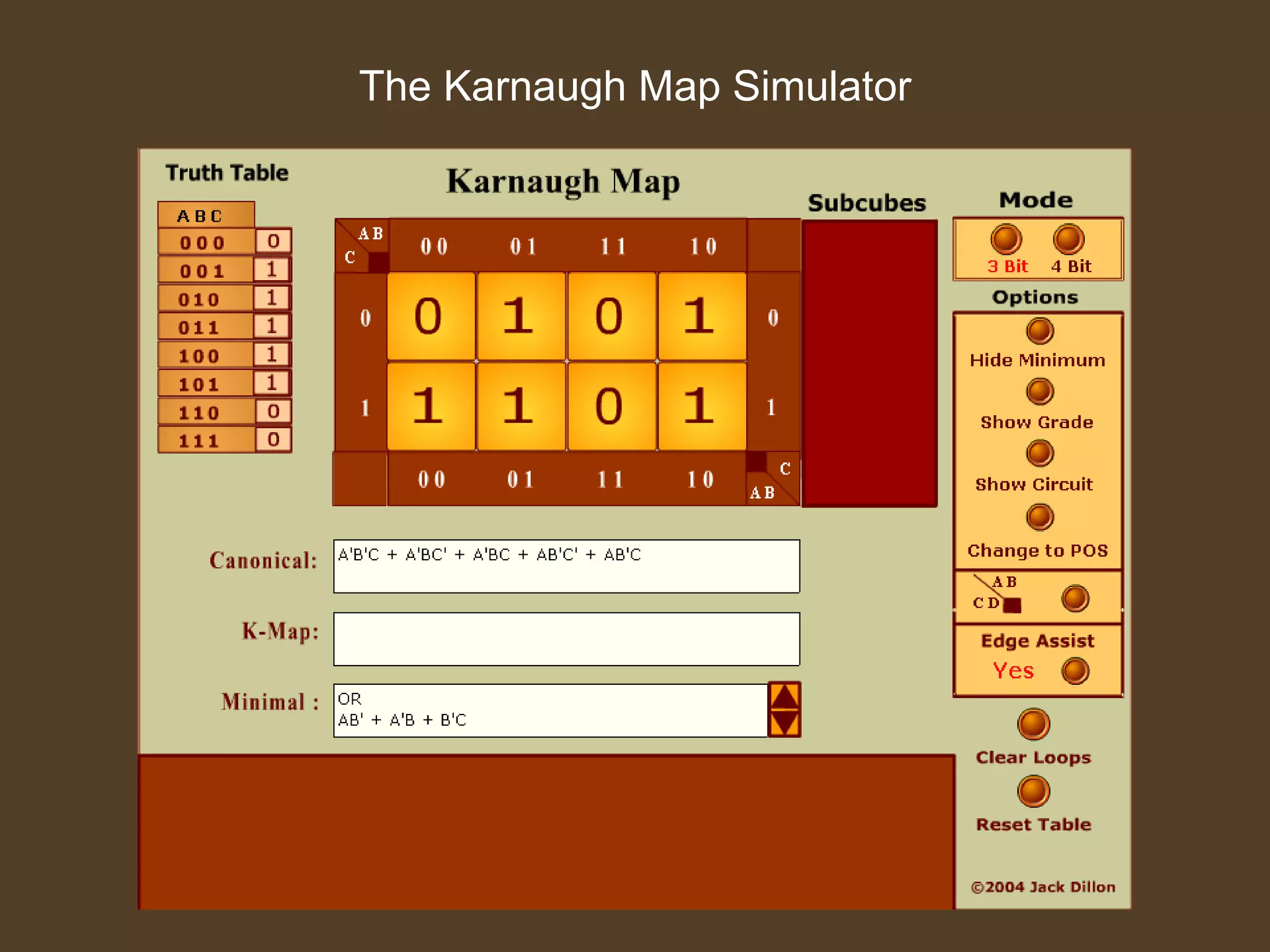 K Map Simulator
