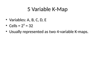 Comprehensive Guide to Karnaugh Maps for Digital Logic Design | PPTX