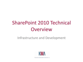 SharePoint 2010 Technical Overview Infrastructure and Development  