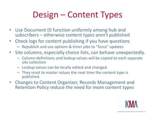 MMS - Shared Service ApplicationsThe 2007 Shared Services Provider has been broken up.  Each of its elements is now a Shared Service ApplicationMMS is also a Shared Service ApplicationRecords/librarians/IA can administer metadata without becoming farm admins