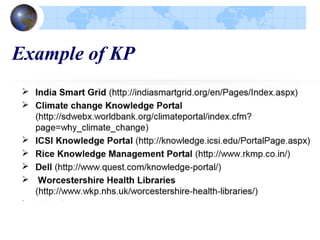 Example of KP
 