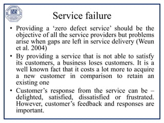 Service Quality and Service Performance evaluation | PPTX