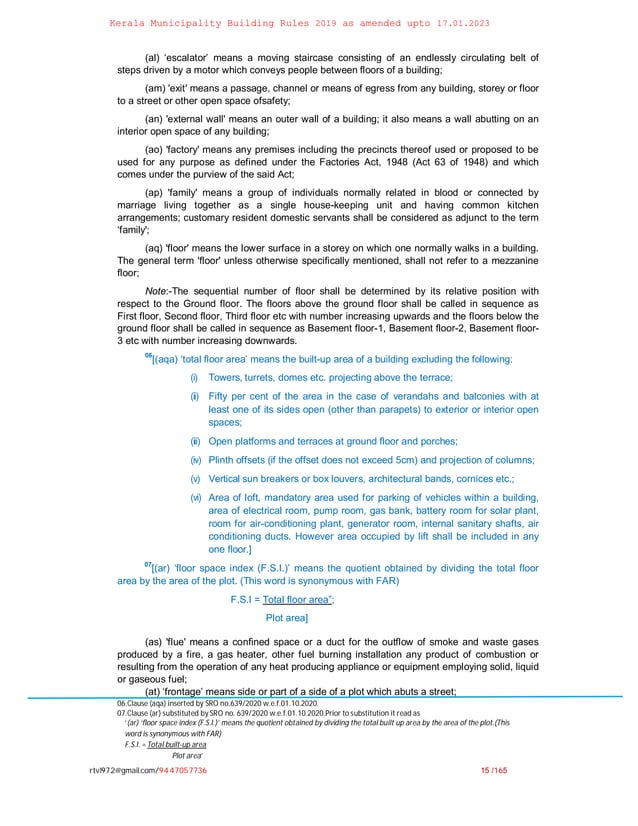 KMBR 2019 amended upto 17.01.23.pdf Kerala municipal building rules