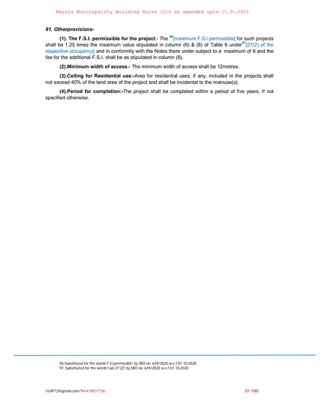 KMBR 2019 amended upto 17.01.23.pdf Kerala municipal building rules