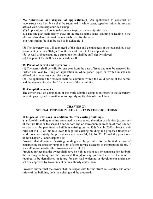 Kmbr rule Kerala Municipality Building Rules KMBR