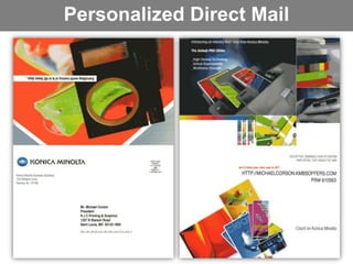Personalized Direct Mail
 