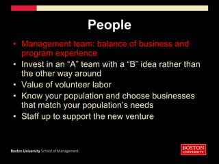 How much cash to start?50% of organizations secured total financing before operating44% had partial financingMore than half with total financing generated a profit while only 18% of those with partial funding generated a profit