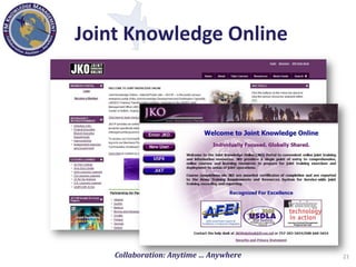 Knowledge Management in the Department of Defense