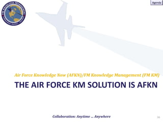 Knowledge Management in the Department of Defense