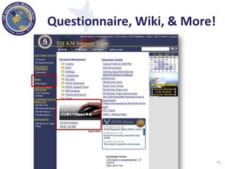Knowledge Management in the Department of Defense