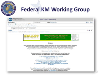 Knowledge Management in the Department of Defense