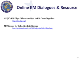 Knowledge Management in the Department of Defense