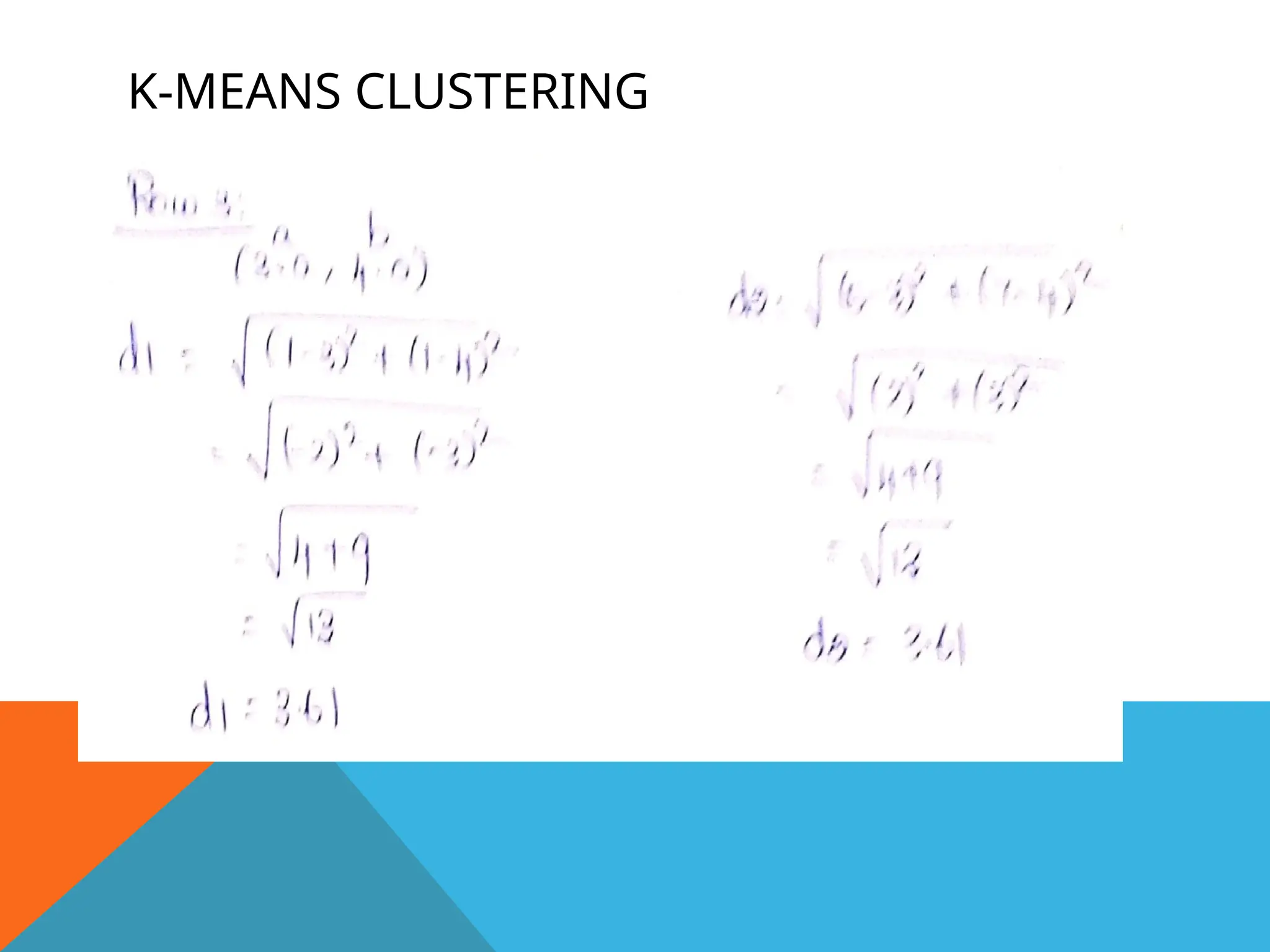 K-MEANS CLUSTERING
 