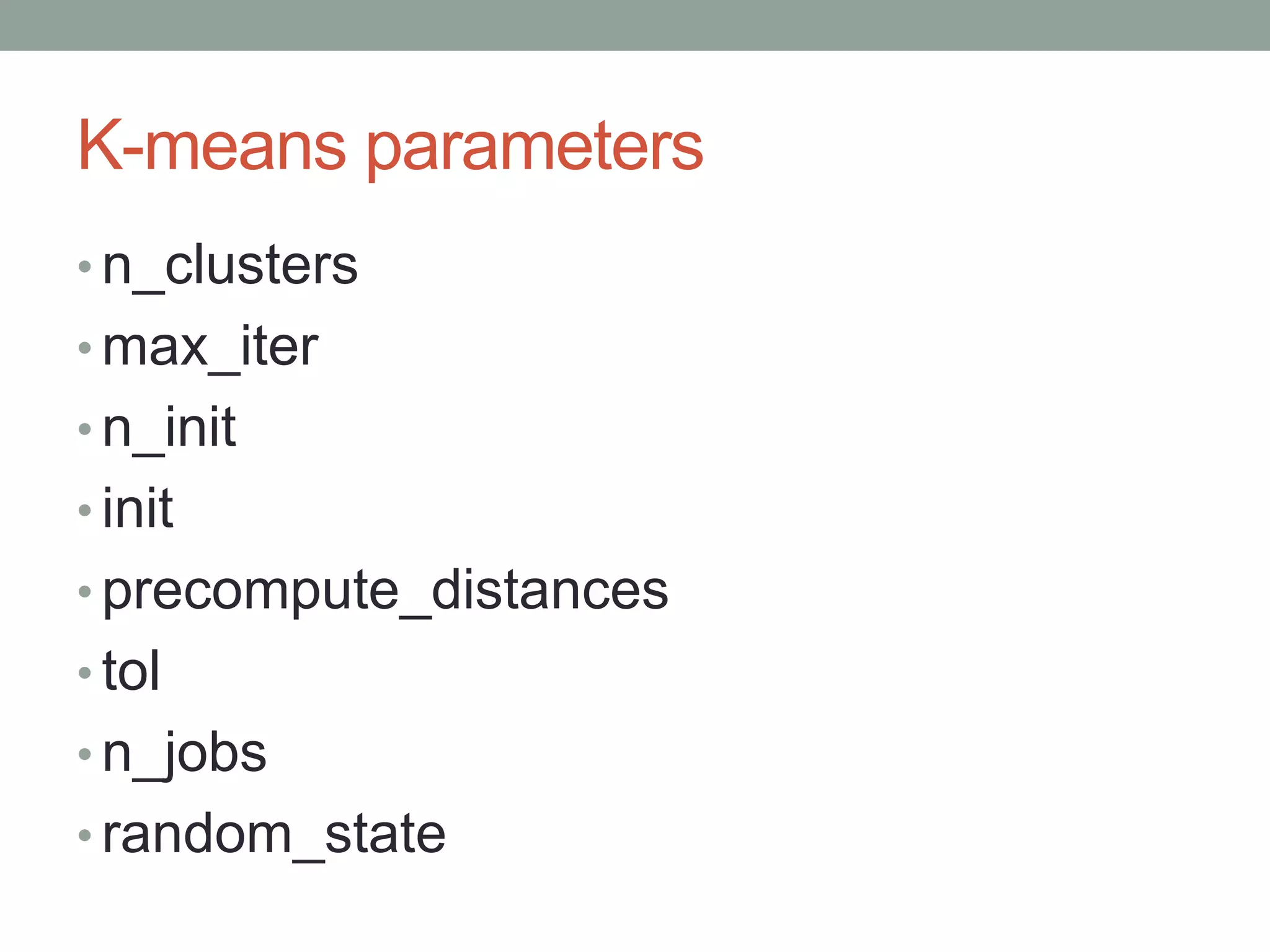 K-means Clustering with Scikit-Learn | PPTX