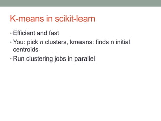 K-means Clustering with Scikit-Learn | PPTX