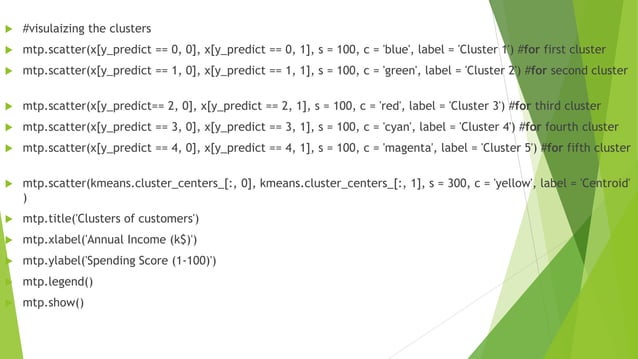 K Means Clustering in ML.pptx | Computing | Technology & Computing