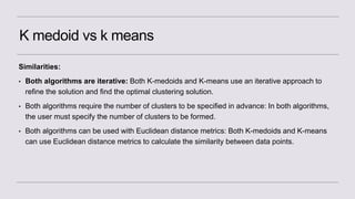 k medoid clustering.pptx | Computing | Technology & Computing