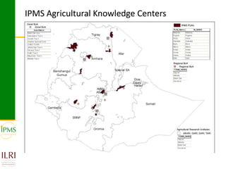 Innovative approaches of knowledge management in agriculture: Experiences from IPMS project–Ethiopia 