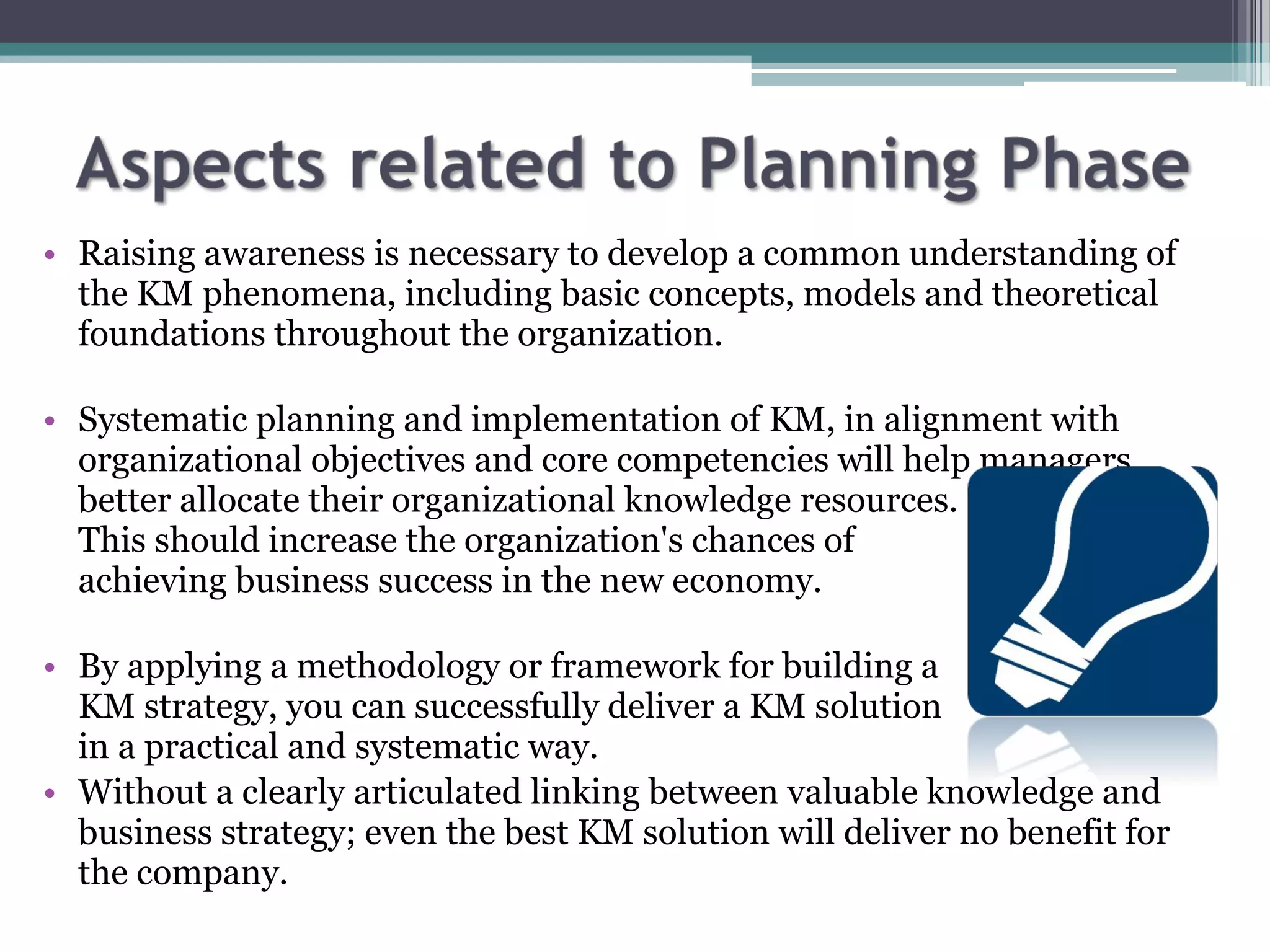 Knowledge Management Implementation Road map | PPT