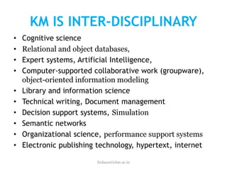 Overview of Knowledge Management | PDF