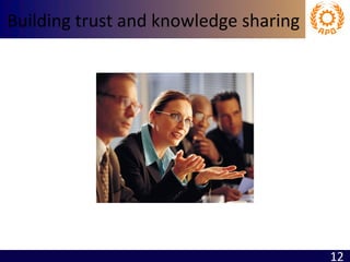 Building trust and knowledge sharing 