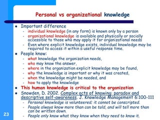 Knowledge Generation, Use and Management in Sustainable Infrastructure ...