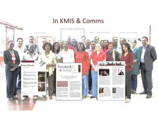 KM (and communication) at ILRI: Igniting ‘researching out loud’ for more effective development outcomes