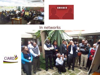 KM (and communication) at ILRI: Igniting ‘researching out loud’ for more effective development outcomes