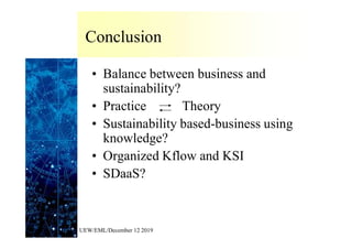 Knowledge Management in Strategic Sustainable Development | PDF