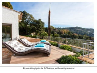 Terrace belonging to the 3td bedroom with amazing sea view

 