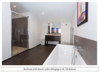 Bathroom with shower, toilets belonging to the 7th bedroom

 