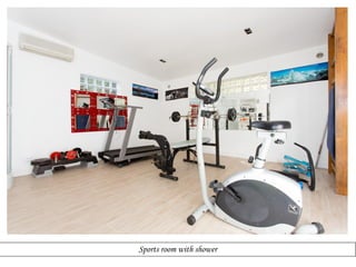 Sports room with shower

 