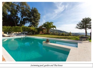 Swimming pool, garden and Thai house

 