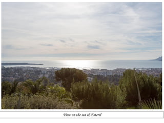 View on the sea & Esterel

 