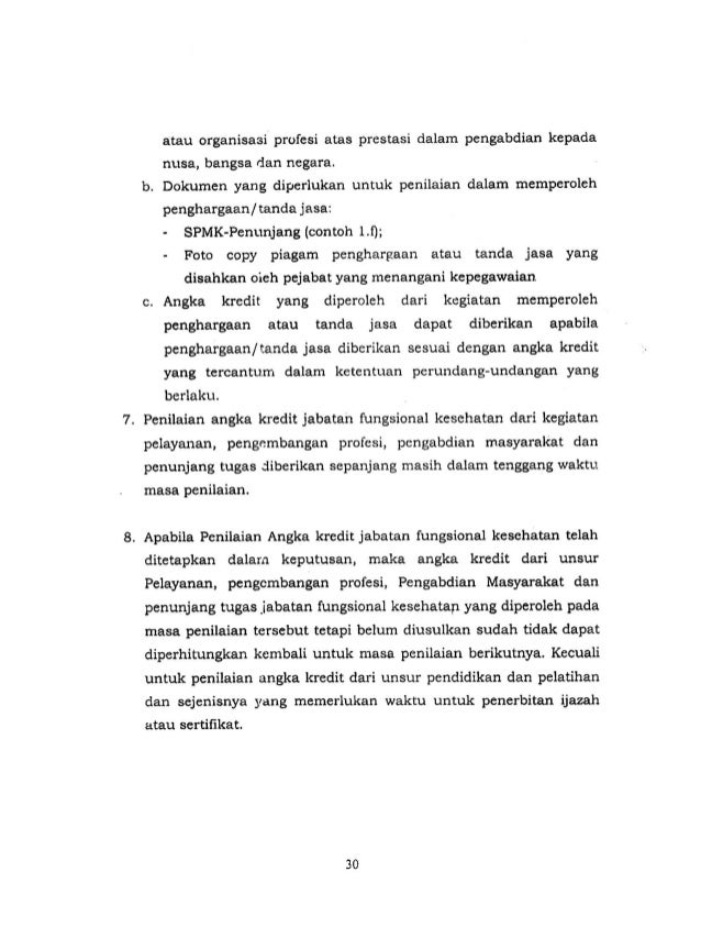 Kmk153 0306-tentang-pedoman-penilaian-angka-kredit-tenaga-kesehatan