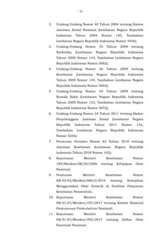 Keputusan Menteri Kesehatan Nomor Hk 01 07 Menkes 707 2018 Perubahan Keputusan Menteri Kesehatan Nomor Hk 01 07 Menkes 707 2018 Perubahan