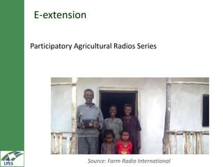 Knowledge management, communication and e-extension in the LIVES project