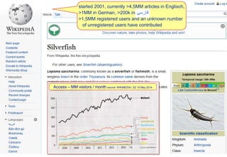 Dr.-Ing. Josef Hofer-Alfeis, 2014 - 47
Access – MM visitors / month source: WIKIMEDIA / SZ 15 May 2014
started 2001, currently >4,5MM articles in Englisch,
>1MM in German, >200k in
>1,5MM registered users and an unknown number
of unregistered users have contributed
 
